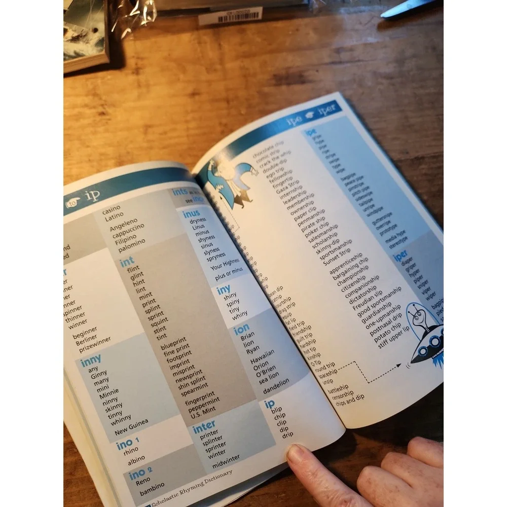 Scholastic Rhyming Dictionary: Over 15,000 - Paperback, by Young Sue - Very Good